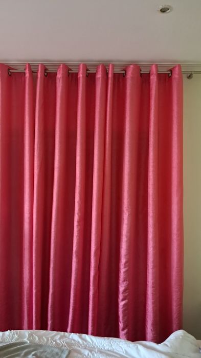 6 cortinas 2,5 altura com 1,5 largura