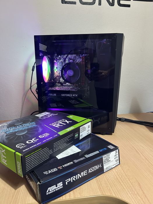 PC Gaming | Ryzen 5 4500 | NVIDIA RTX 3050 6GB | 16GB RAM | 2 SSD 256GB