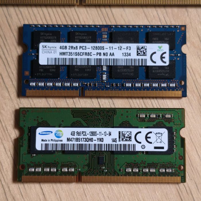 DDR3 від 4 до 8 Gb 1600 Mhz