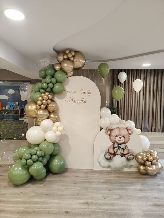 Ścianka balonowa, balony z helem, dekroacje•chrzest•roczek •urodziny •18