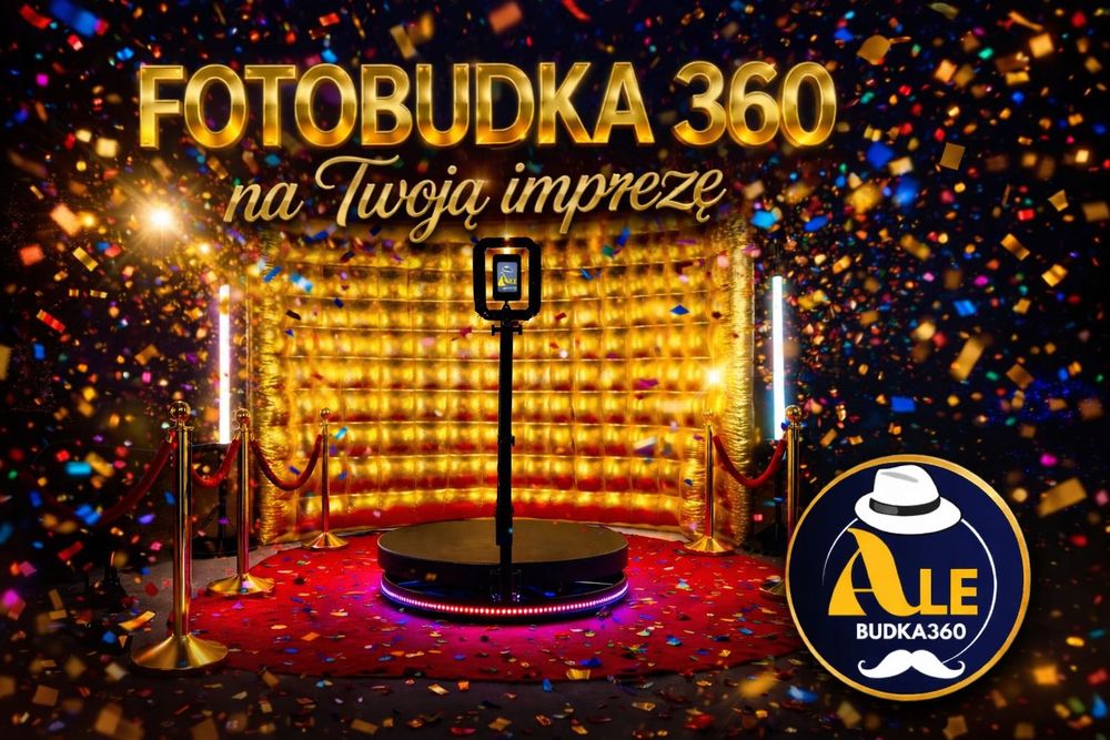 Fotobudka 360 - Złota Ściana - Wesele, Studniówki, Urodziny, Eventy, Komunia - Wideobudka360 - Fontanna iskier - najlepsza atrakcja na imprezę