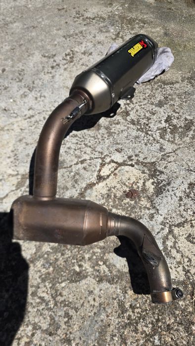 Akrapovic mt07 traver 7 /  ktm 390 / Peças tenere 700 600/ Husqvarna