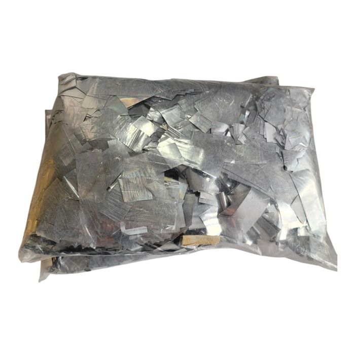 Confettis Metálicos Dourados ou Prateados 1Kg – Recarga Profissional para Canhões