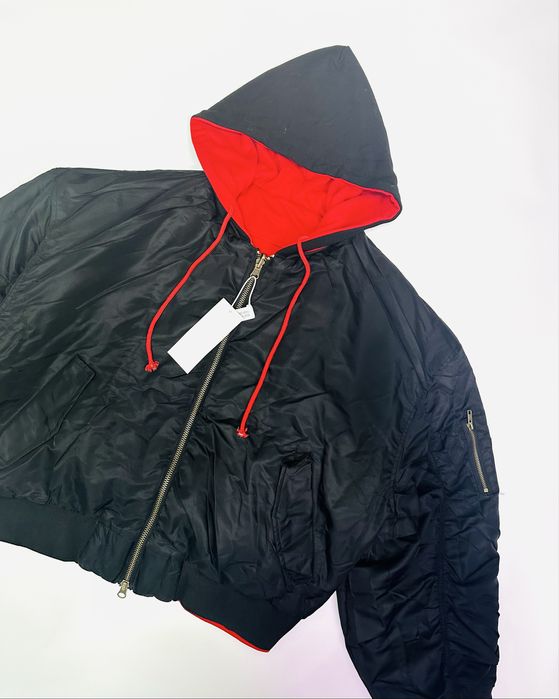 Бомбер куртка Project G/R bomber opium archive balenciaga black red L