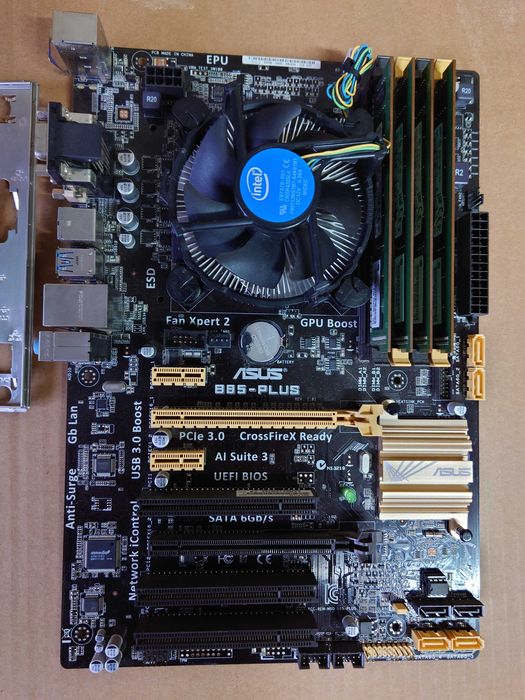 asus b85-plus i5 4440 16gb ddr3 комплект
