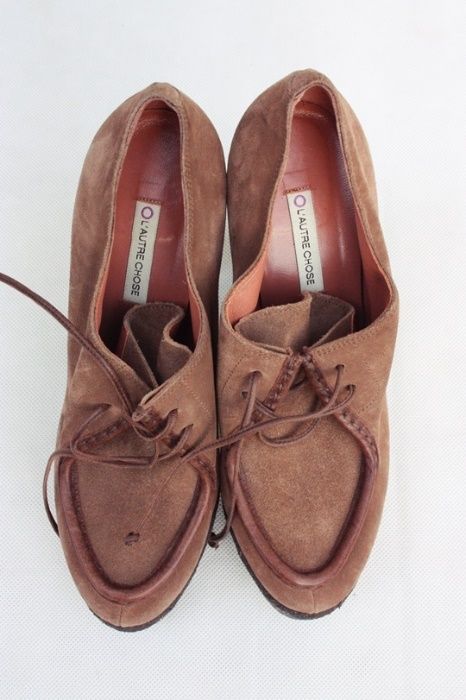 Zamszowe buty L'autre Chose