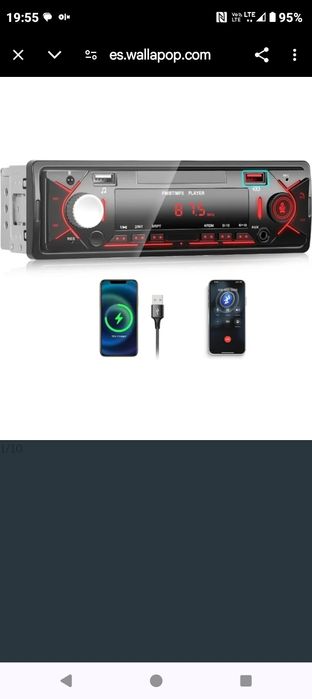 Radio-odtwarzacz MP3 z portem USB/SD do samochodu