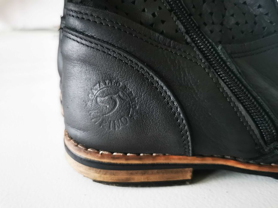 Skórzane botki Karino