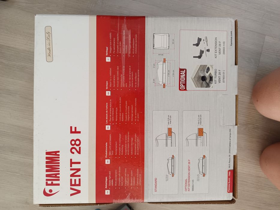 FIAMMA Vent 28 F Nova – Clarabóia com Mosquiteira (Tenho 2)