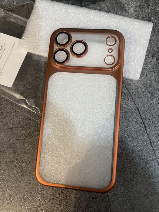 Чохол на айфон 17 Про Макс orange