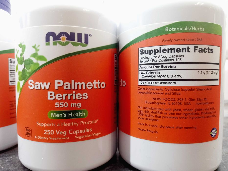 Now Foods, Saw Palmetto Berries (250 капс.), со пальметто Serenoa