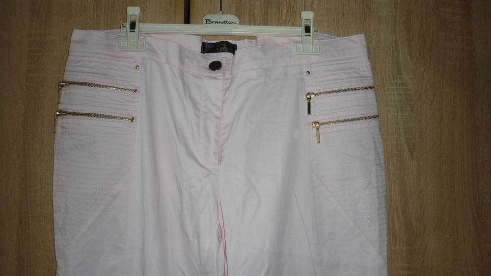 Bonprix-letnie damskie spodnie bawełniane  r; 46