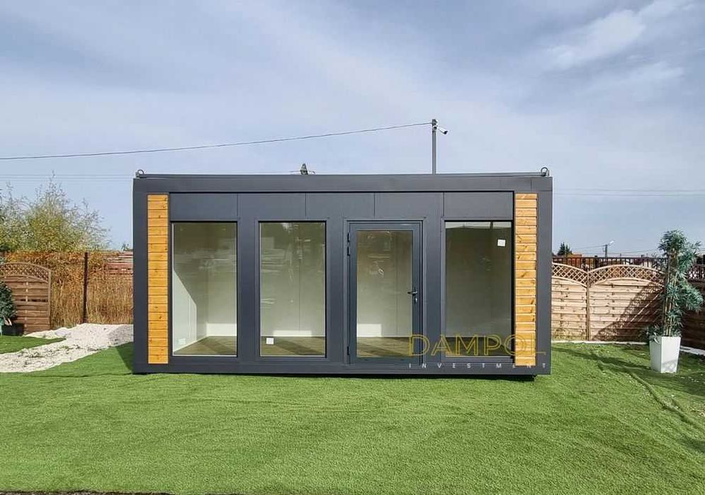 Kontener biurowy 6x3 | pawilon 600x300 | pełna elektryka
