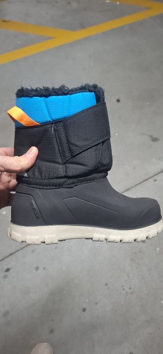 Botas caminhada neve quentes rapaz