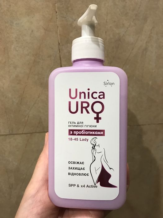 Гель для интимной гигиены UnicaUro Lady с пробиотиками, 250 мл