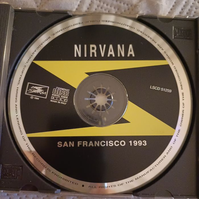 CD Nirvana ao vivo em San Francisco