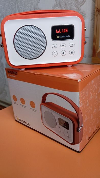 Bluetooth-радіо Sunstech RPBT450BK - НОВЕ