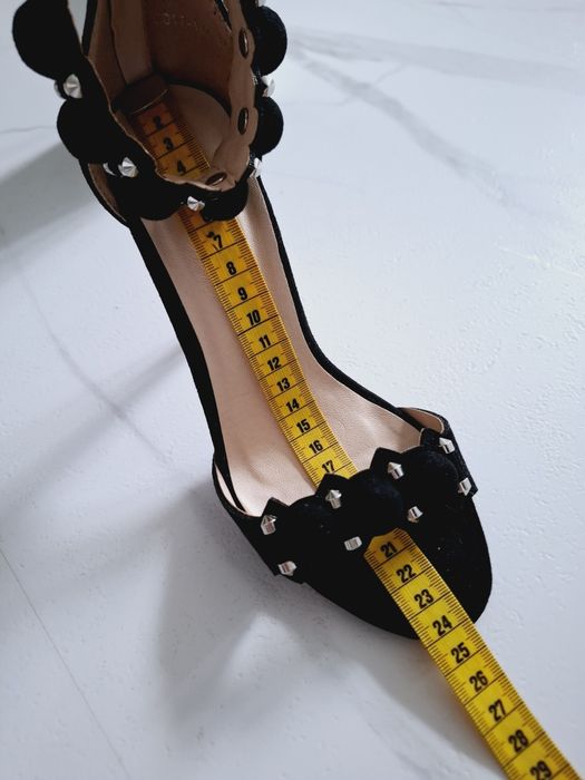 Cudne szpilki 37 sandały nowe  czarne zamsz wygodne nowe