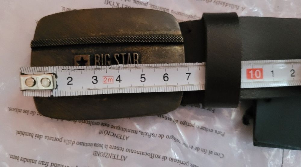 Pasek męski ze skóry Big Star