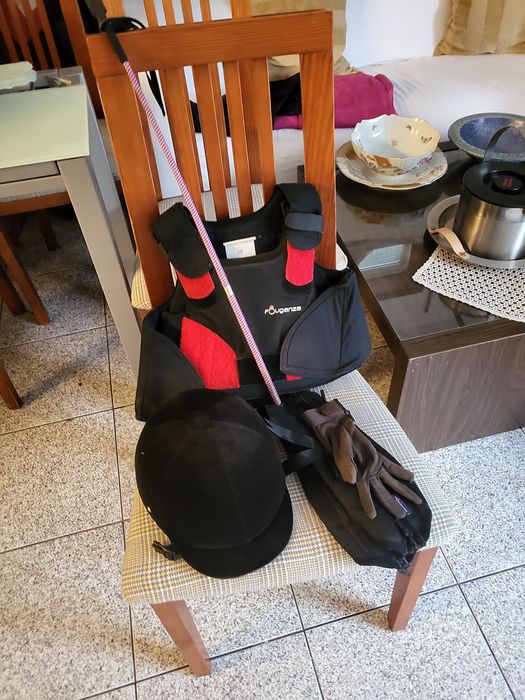 Equipamento de equitação de cavalos de criança