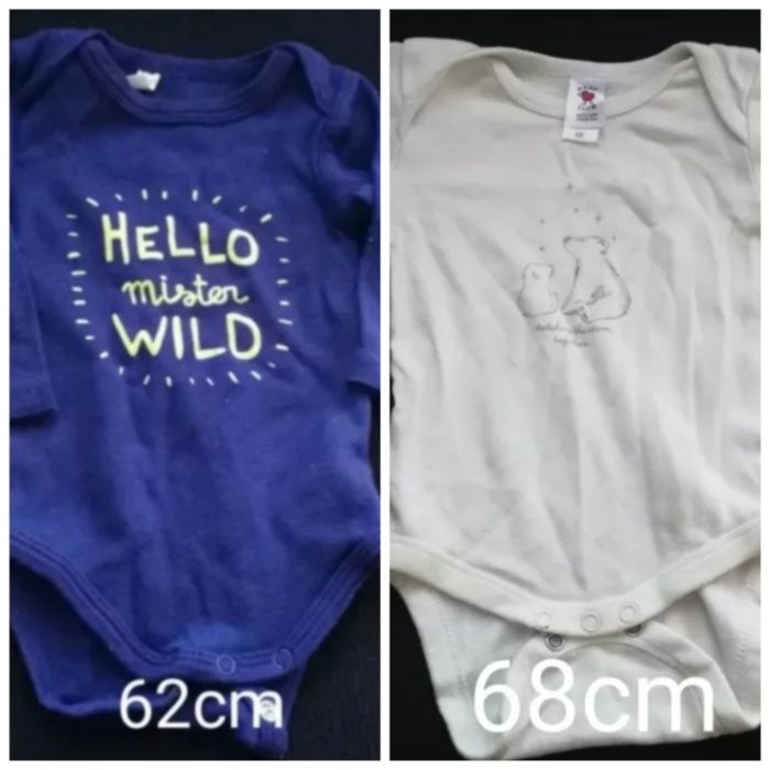 Bodys de bebé vários tamanhos