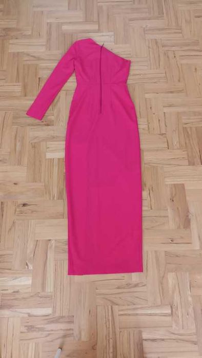 Sukienka maxi różowa Vesper wesele studniówka