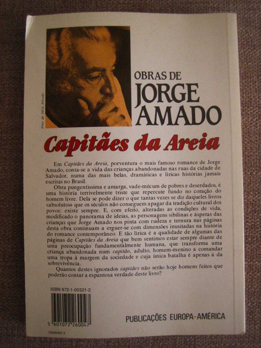 Livro Capitães da Areia