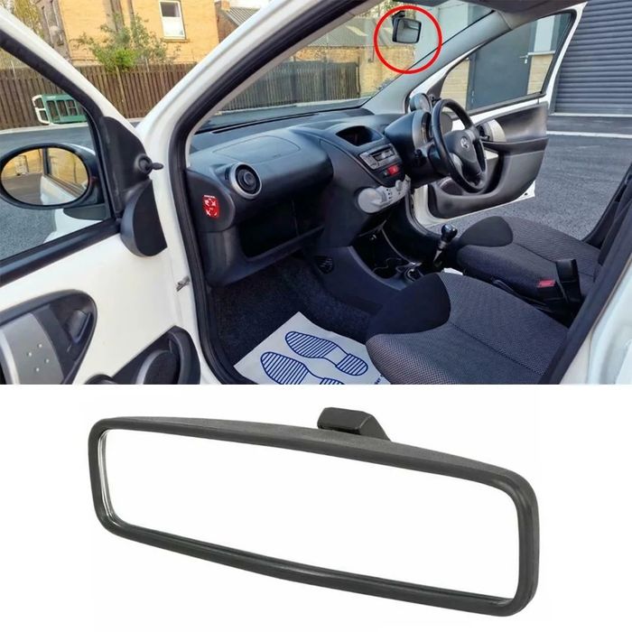 Kit Espelho e manípulos de vidros de Carro