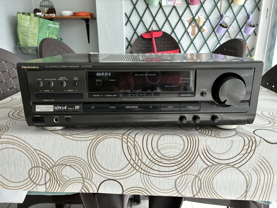 Amplificador Receiver Radio Technics SA EX 320 160W  som phono
