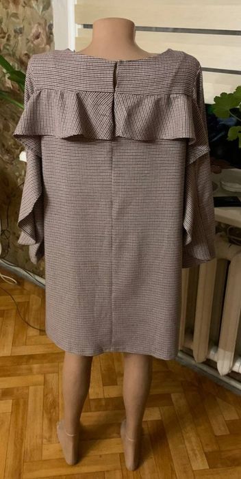 Туника в гусинную лапку от Zara