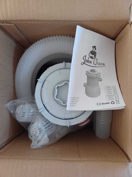 Pompa filtrująca do basenu ogrodowego 1250l/h + filtr