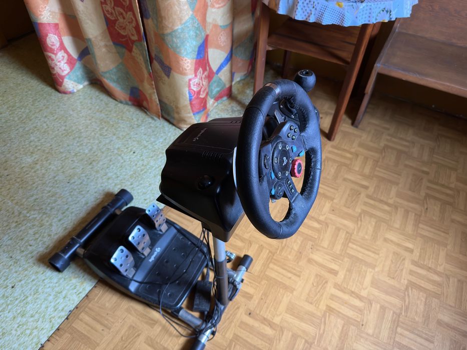 Logitech g29 + shifter + stelaż