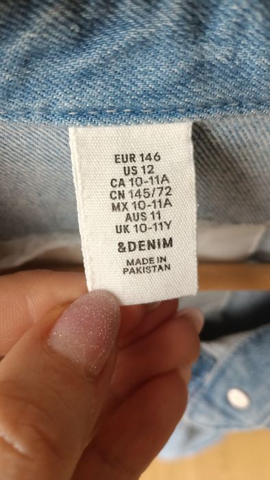 Jeansowa dżinsowa koszula bluzka kurtka