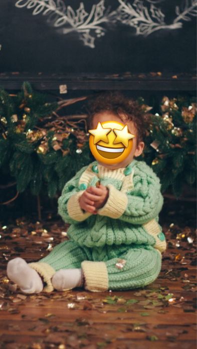 Вʼязаний чоловічок на зріст 74см-86см