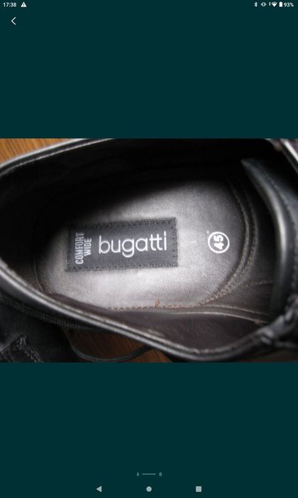 Кожаные туфли Bugatti 45
