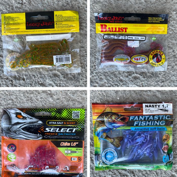 Силиконовые твистера на хищника/рыбалка приманки резина