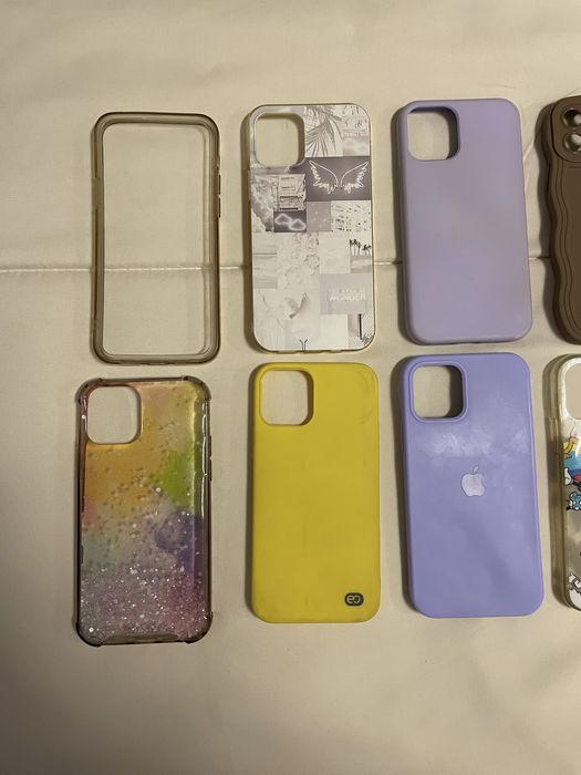 Varias capas a 3€ cada uma para iphone 12/ pro