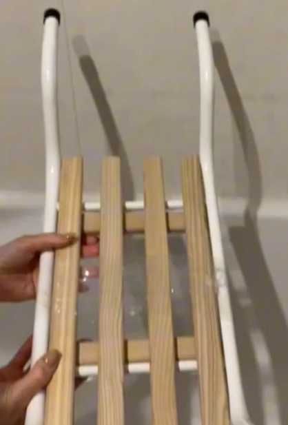 Сидіння для ванни метал натуральне дерево до 120кг