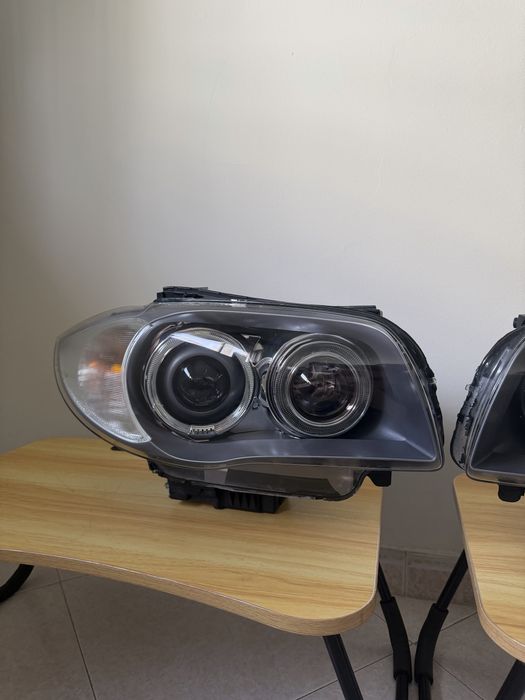 Faróis óticas bmw Bixenon xenon bmw série 1 e81 e82 e87 e88 ORIGINAIS 116d 118d 120d 123d 116i 118i 120i 130i 135i
