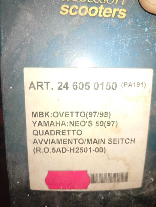 Stacyjka Yamaha Neos