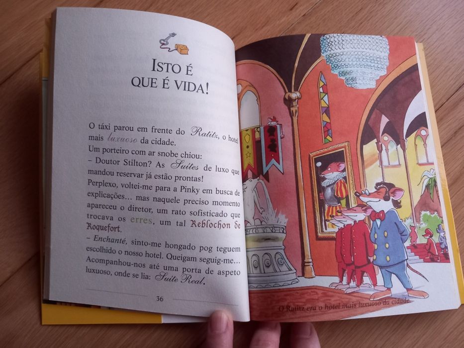 Livro "O manuscrito misterioso" de Geronimo Stilton, novo!
