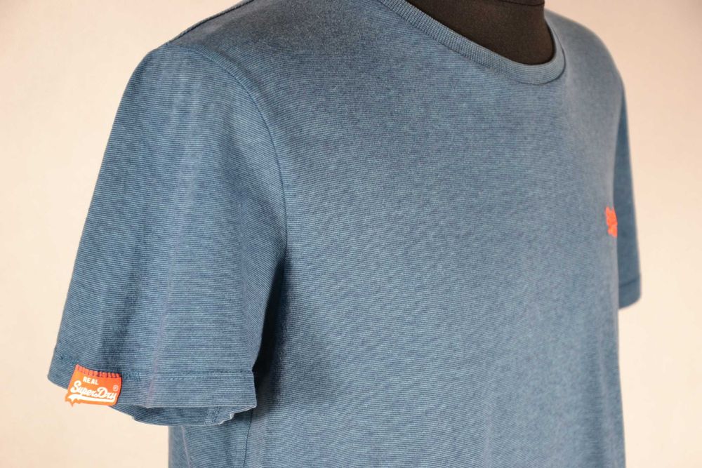 SuperDry Orange Label Koszulka Męska L Oryginalna Bawełna Super Stan