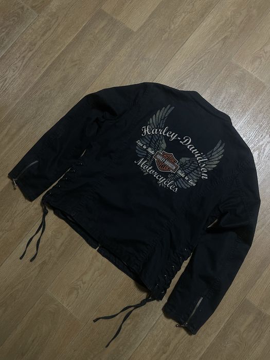 Джинсовка Harley Davidson харингтон