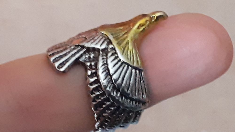 2 Anel Águia em liga de Prata ideal para Adeptos Benfica