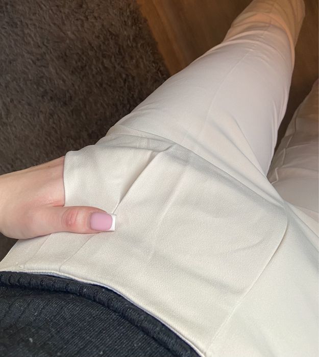 Eleganckie spodnie beżowe XL