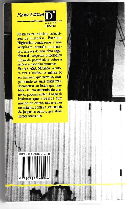 A Casa Negra, de Patricia Highsmith