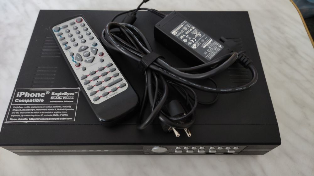 Цифровий 4-х канальний записувальний пристрій H.264, ETHERNET,USB,VGA