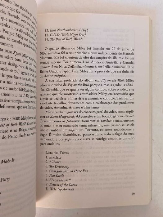 Livro - Miley Cyrus - Ela Não Para! A Biografia