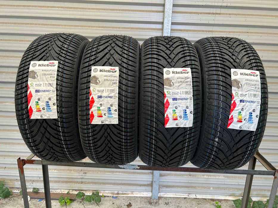 4szt. zimowe 225/45R17 Kleber Krisalp HP3 91H  D,B,69db prod. 2025rok!