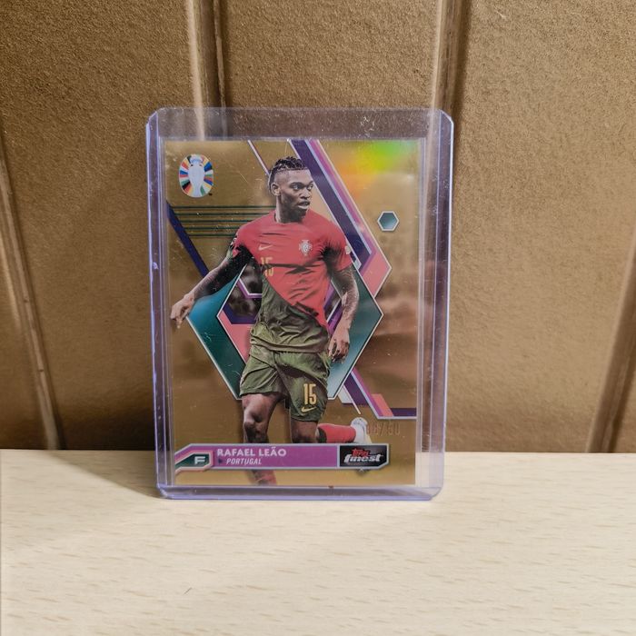Rafael Leão /50 Topps Finest Euro 2024